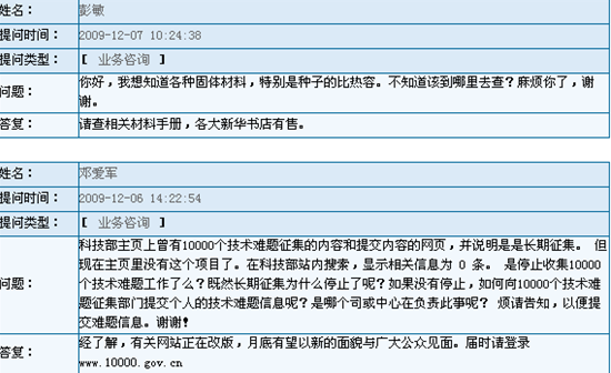 [2009特色評選]中華人民共和國科學技術部網站榮獲“用戶滿意獎”