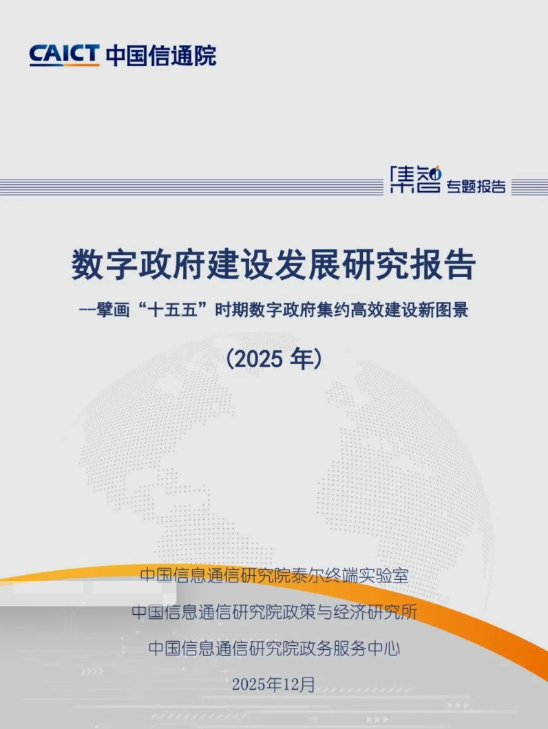 數字政府建設發展研究報告（2025年）